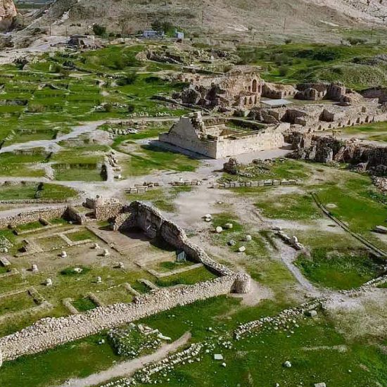 Sassanid Archaeological Landscape, Bishapur (UNESCO heritage), Spring time, Iran