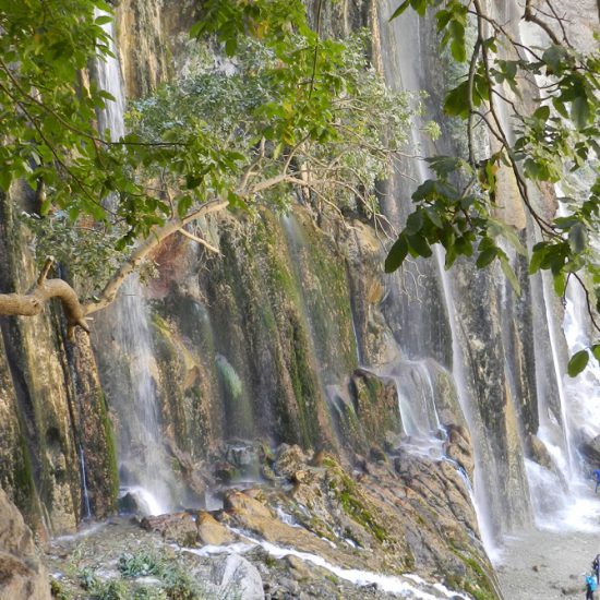 Margoon Waterfall, one of Iran’s most beautiful waterfalls, around Shiraz