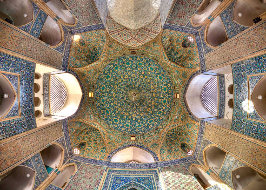 Jameh mosque Yazd HD 1024x732 - Jameh Mosque of Yazd, Iran (Masjed-e Jameh)