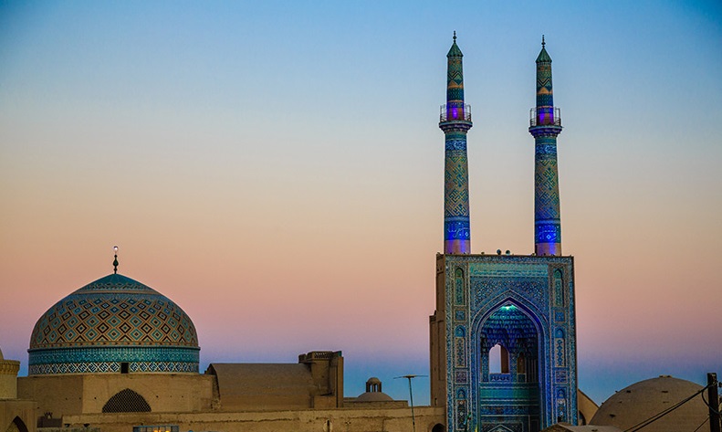 shutterstock 679446364 - Jameh Mosque of Yazd, Iran (Masjed-e Jameh)