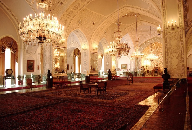 Golestan palace's Hall, Tehran, Iran