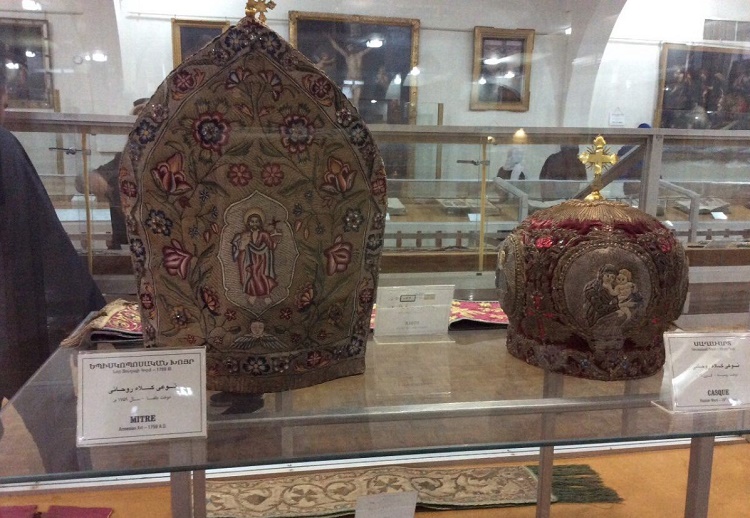 Mitre, Ritual relics and artifacts, Vank Cathedral Museum, Isfahan, Iran attractions