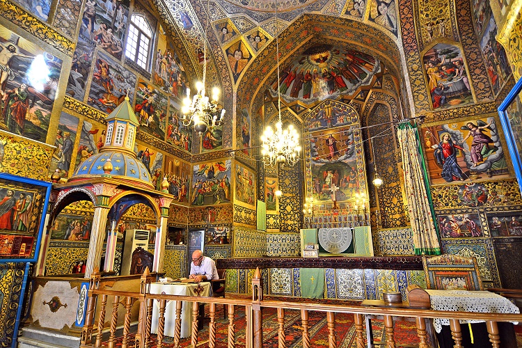 Vank Cathedral Interior, Isfahan highlights, Iran Attractions