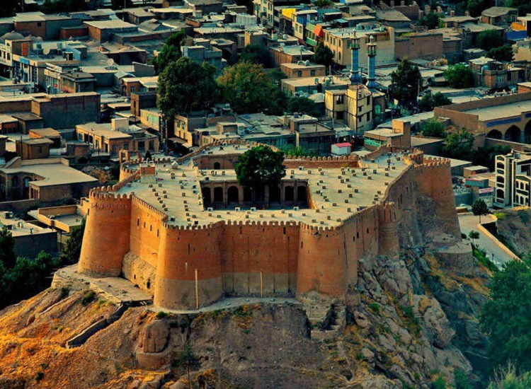 Falakolaflak fortress, Khorammabad, Lorestan, historical attraction, Iran