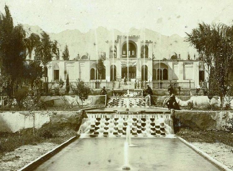 Old Photo of Shazdeh Garden, Persian Garden, UNESCO, Kerman Attractions, Iran