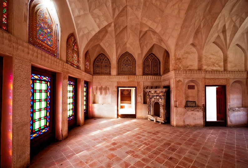 Colored Glass, Tabatabai House, Iran 