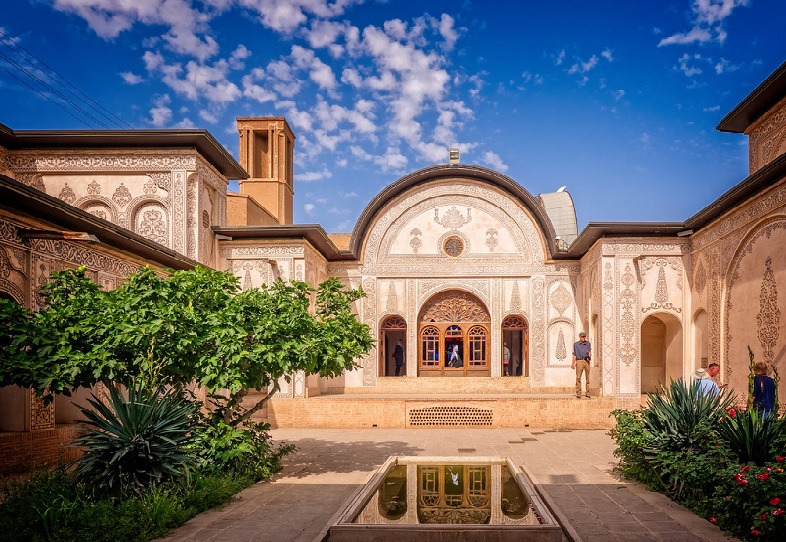 The Facade, Tabatabai House, Kashan