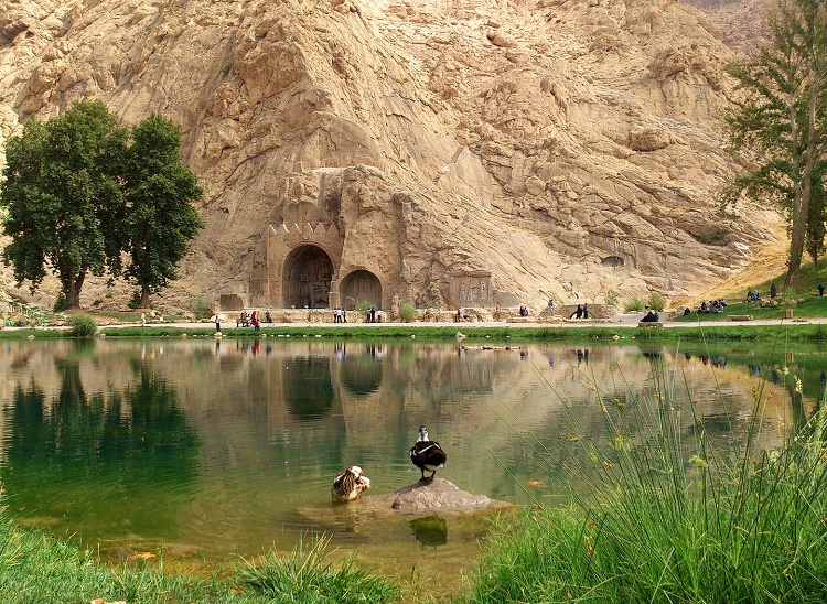 Tagh e bostan ducks - Taq-e Bostan | Glory of Sassanid Empire | Kermanshah, Iran