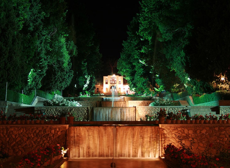 Bagh-e Shahzadeh at night, Persian Garden, UNESCO, Mahan, Keramn, Iran attractions