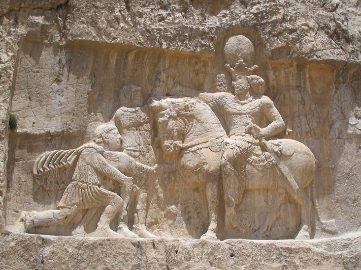 victory of shapur over valerian - Shushtar Historical Hydraulic System (Shooshtar, Ahvaz, Iran)