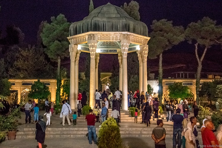 Hafez tomb at night - Persian Mysticism: Iran Mysticism Tour (Sufism & Mysticism in Iran)