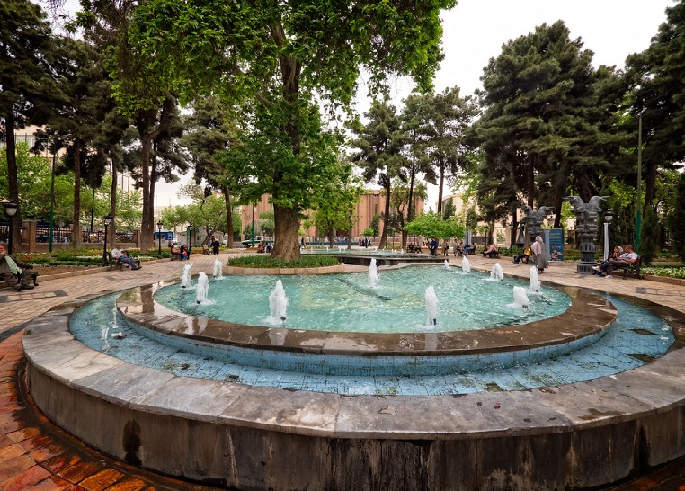 The park in National Museum, Attraction in Tehran