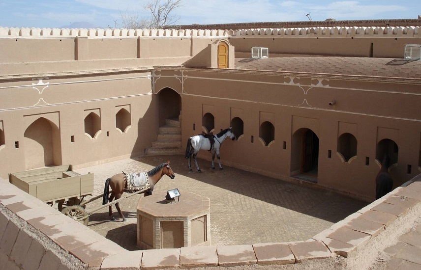 chaparkhane - Shah Abbasi Caravanserai - Meybod, Nishapur, Yazd, Iran