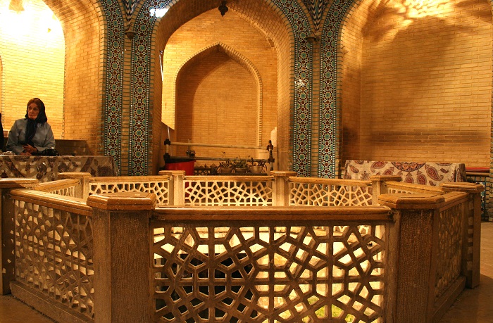 Fish pond chamber in tomb of Saadi photo