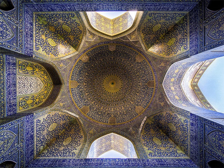 shah mosque dome interior - Shah Mosque (Abbasi Great Mosque, Imam mosque) | Isfahan, Iran