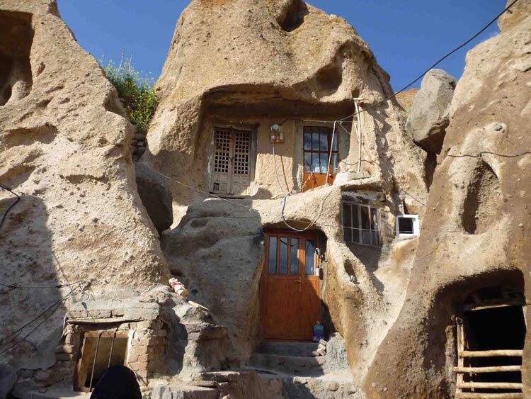 های صخره ای چند طبقه 1 - Kandovan Village | Tabriz, East Azerbaijan, Iran | Rocky Village