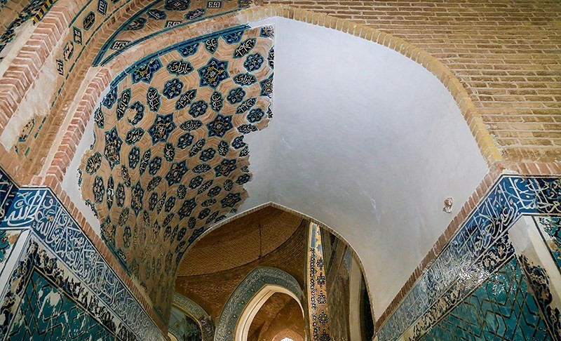 بخشی از گنبدخانه - The Blue Mosque of Tabriz, Iran (Kabud Mosque)
