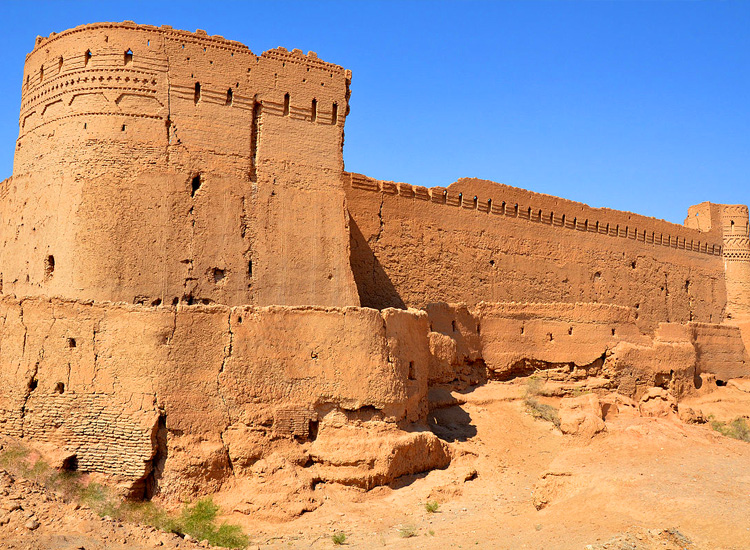  an old castle called Khavidak Castle in Fahraj village - Fahraj Iran