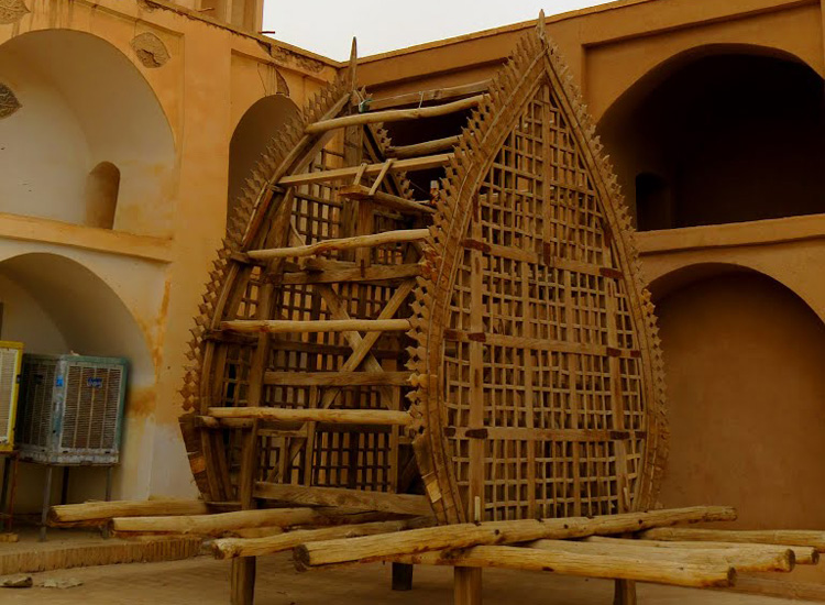  a wooden structure called Nakhl used in religious ceremony 