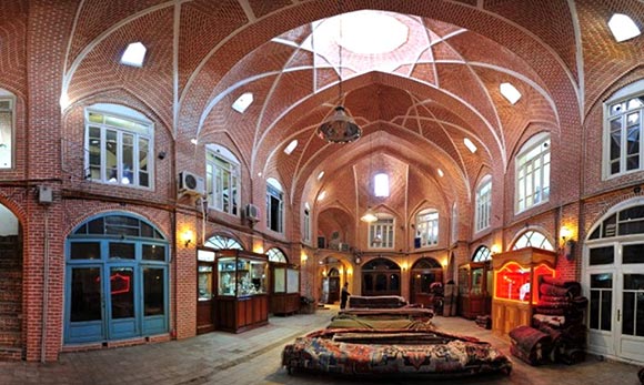 a part of Tabriz bazaar named Muzaffariyeh Timcheh