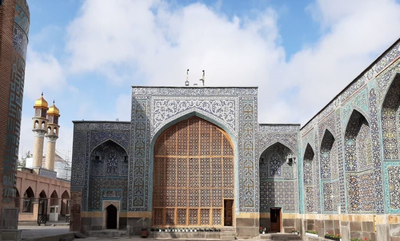 view of the entrance of Dar al hadis - Sheikh Safi al-din Khanegah and Shrine Ensemble (Ardabil, Iran)