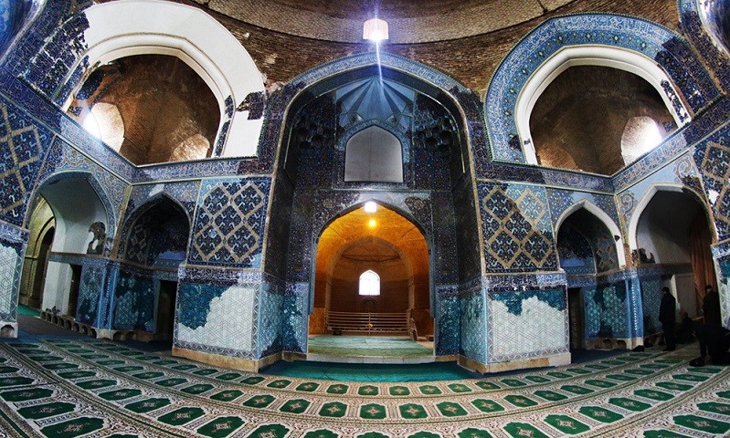 Blue Mosque Tabriz - Main Shabestan of the blue mosque