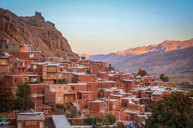a view of Terraced Village of Abyaneh