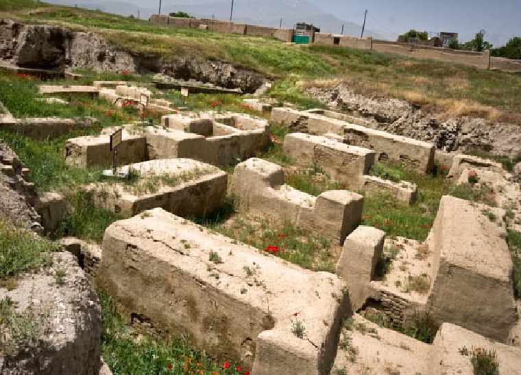 hegmataneh, historical sight, excavation site, archaeological, hamedan, iran 
