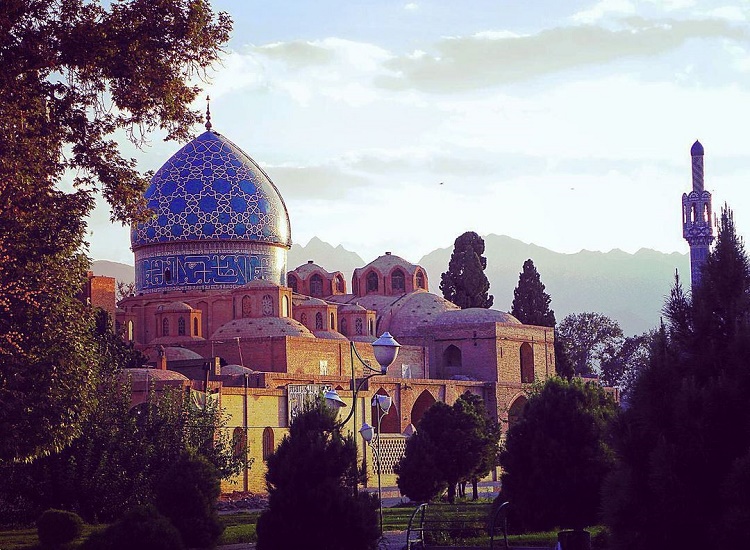 Shah Nematollah Dome 1 - Shah Nematollah Vali Shrine (Shah Nimatullah Wali) - Mahan, Kerman, Iran