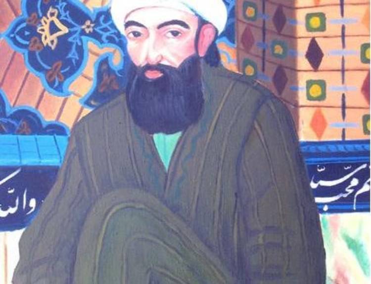portrait, shah nematollah vali, dervish, seer, sufi, foretune telling, culture, iran
