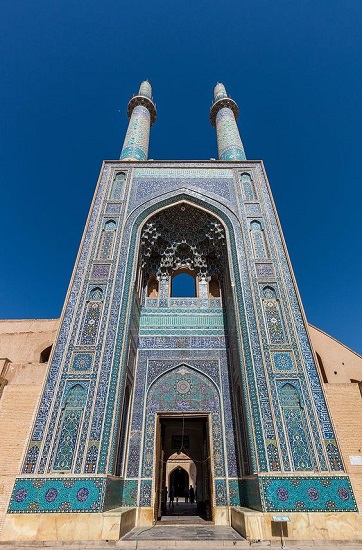 Jame mosque yazd.iran 8 - Jameh Mosque of Yazd, Iran (Masjed-e Jameh)