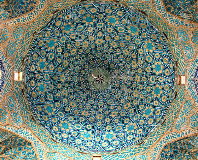 Jameh mosque Yazd 3 - Jameh Mosque of Yazd, Iran (Masjed-e Jameh)