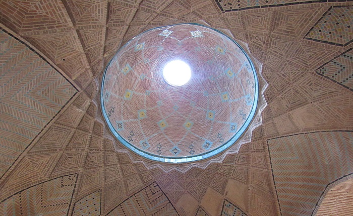 The roof of Qazvin bazaar, Qazvin attraction, Iran 