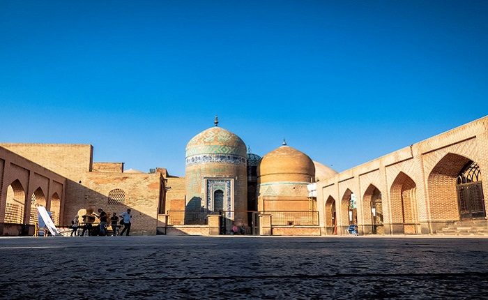 the yard of Sheikh Safi Al-Din Khānegāh and Shrine Ensemble, Ardebil attrction, Iran