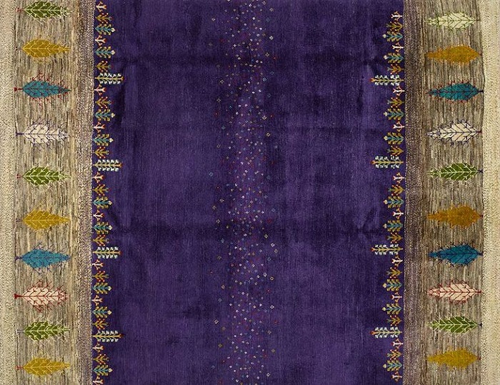 The textile of Gabbeh, Traditional Persian carpet 