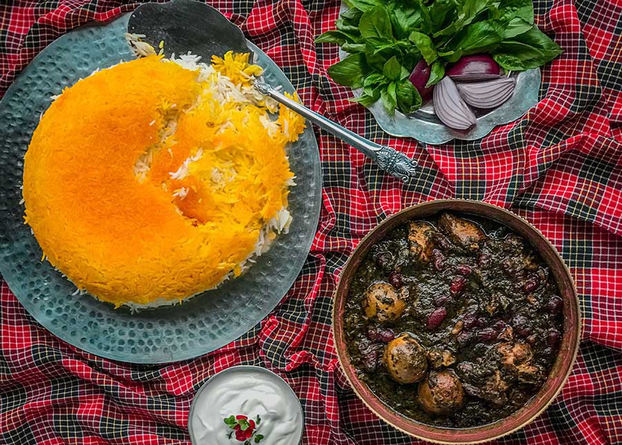 ghormeh sabzi persian rice - BEST Persian Foods: Iranian Dishes - Traditional Iranian Cuisine