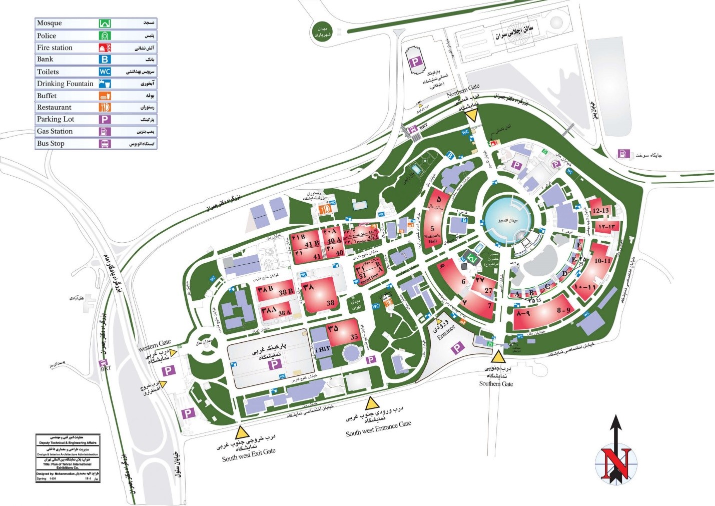 Tehran Expo Map