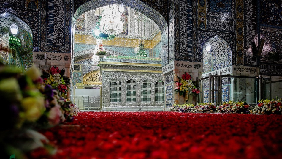 Interior View of Imam Reza Shrine - Holy Shrines in Iran (@Razavi.news)