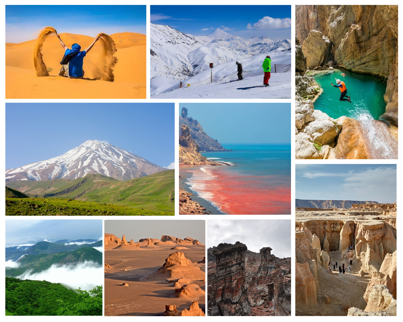 Irans Nature - Iran Adventure Tours: Trekking, Rock Climbing, Skiing, Hiking & Canyoneering